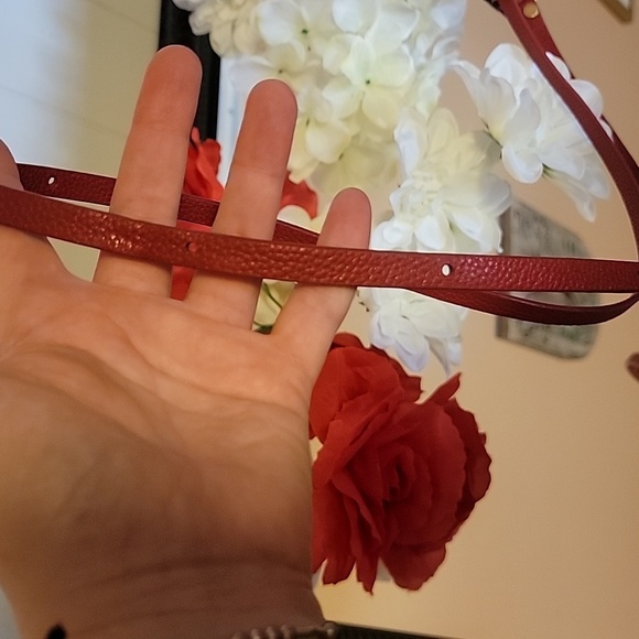 Rebecca Minkoff Red Leather Wallet Crossbody Bag - Picture 13 of 13